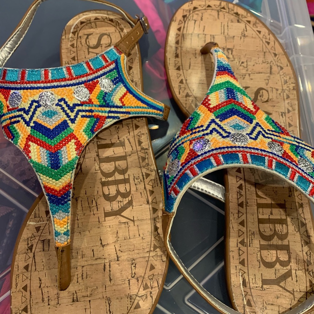 Sam & Libby wrap thong Sandals